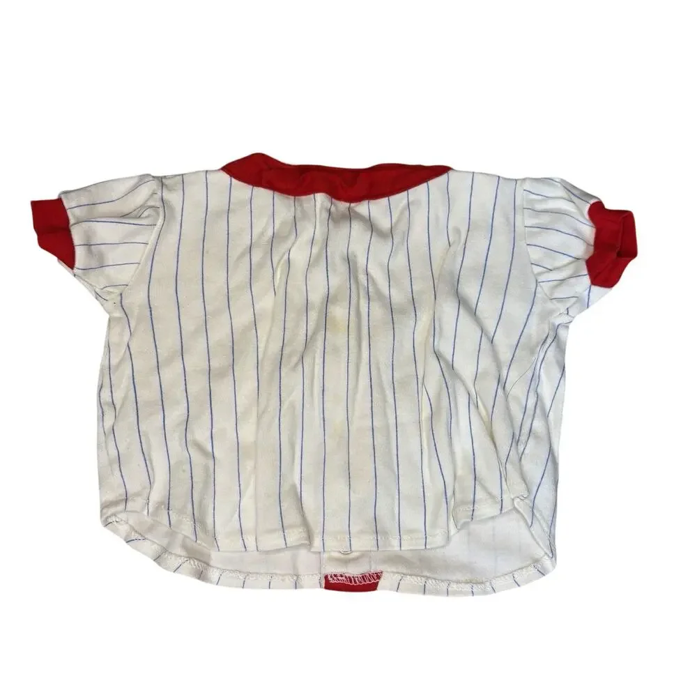 Vintage 90s Childwise Baby Boy Baseball 2-Piece Outfit Set Size 6-9 Months
